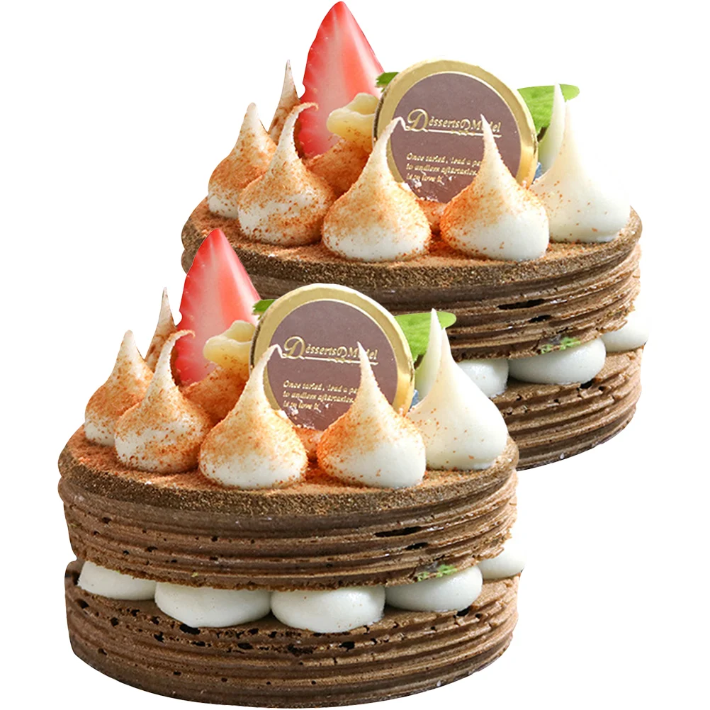 Simulation Cake Dessert Toys Props Mini Cakes Artificial Ornament False Photographic Decorations