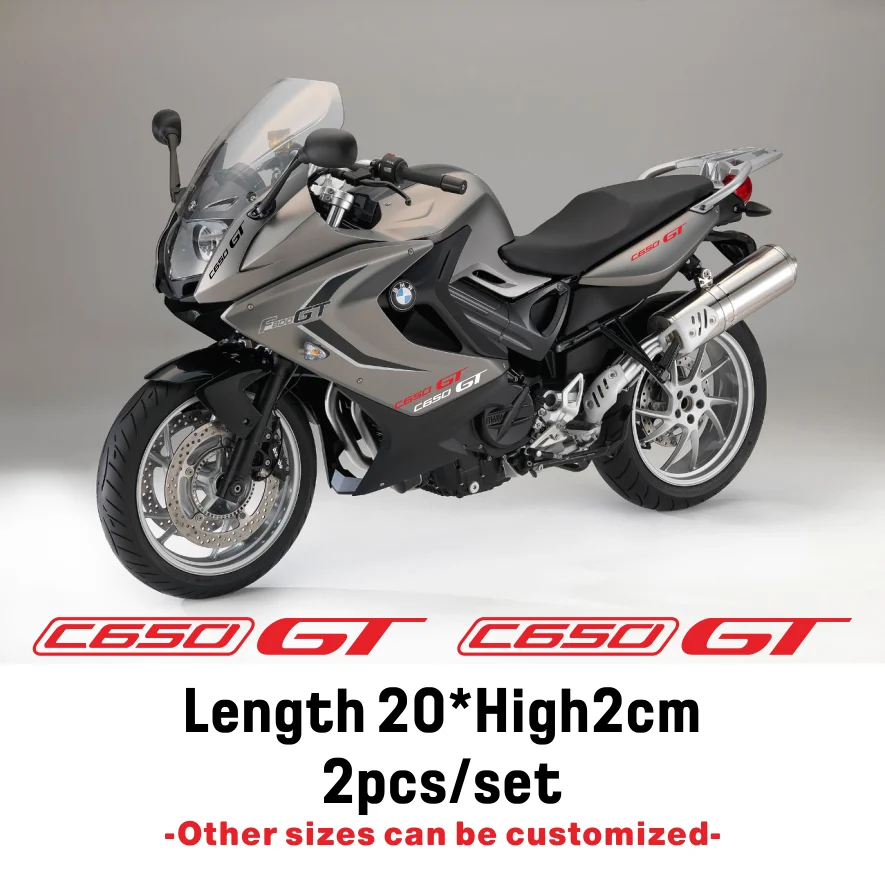 

New motorcycle bicycle fuel tank sticker wheel helmet MOTO waterproof reflective logo for BMW C650 GT c650 gr