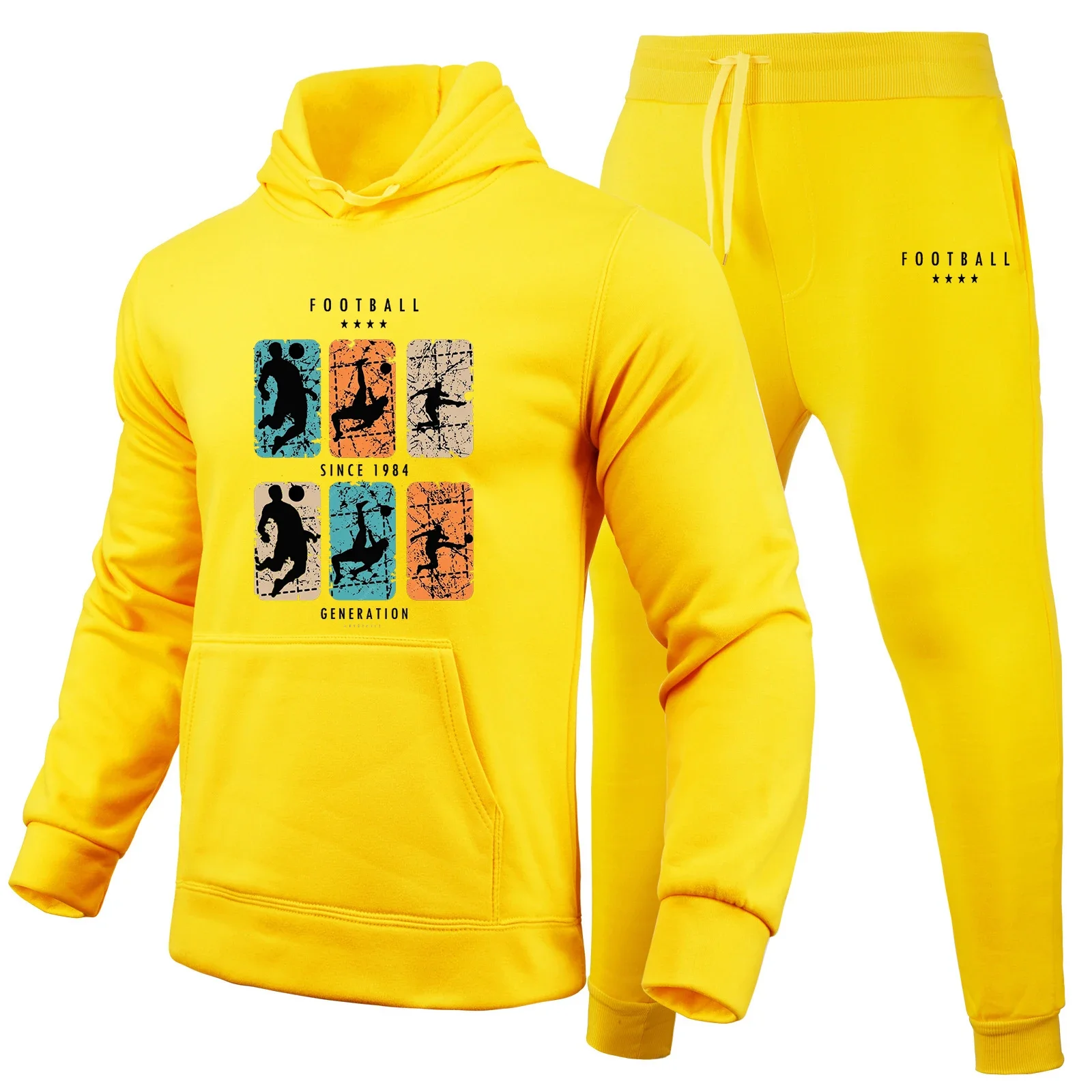 Men's sportswear 2-piece set, men's trendy sweaters, running sportswear, autumn sportswear