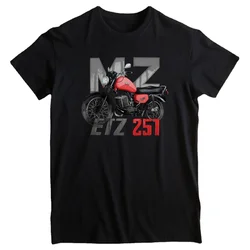 East Germany MZ ETZ 251 Classic Motorcycle T-Shirt. Summer Cotton O-Neck Short Sleeve Mens T Shirt New S-3XL