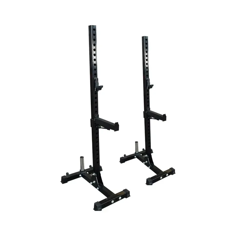 Durable Iron Adjustable Squatting Rack Fitness Equipment Separate Squat Rack Squat Stand for Home Commercial Use Weight Lifting