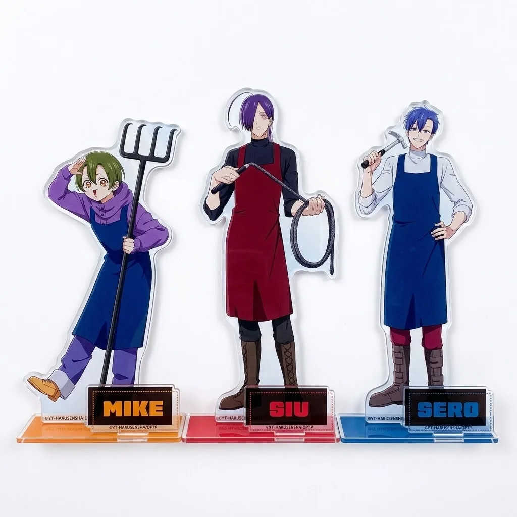 15CM  cute Anime The Daily Life of a Part-time Torturer Acrylic Stand Keychain  Accessories Goods Collection Gifts