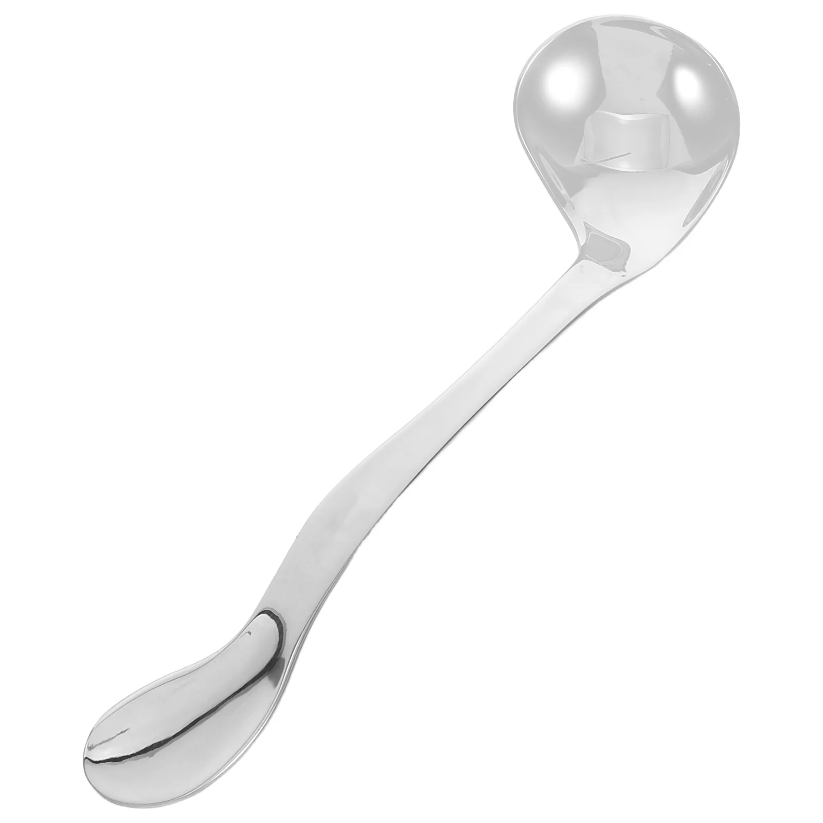 

Adaptive Eating Spoon Curved Handle Ergonomic Design Self-Feeding Utensil for Elderly Disabled Hand Tremor Care Supplies