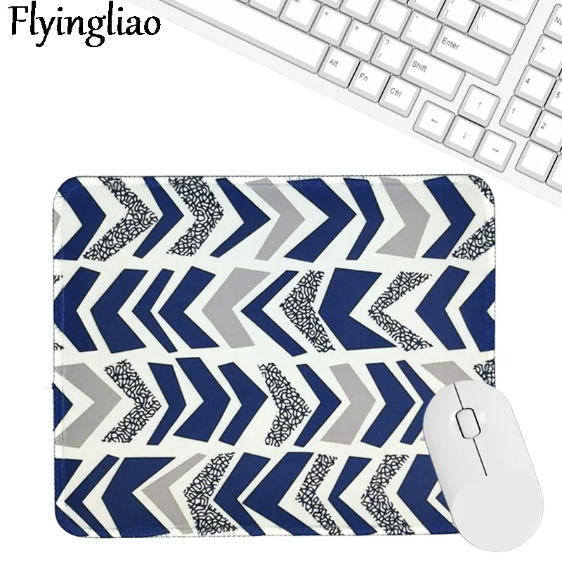 Geometric lattice Pattern Creative Office Keyboard Pad Kawaii Laptop Mouse Mat Anti Slip Desk Mats Custom Desk Pad