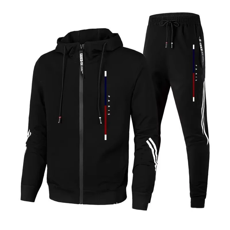 

Fashion Men's Tracksuit Autumn Winter Casual Quality Pullover Single Sweatshirt Hoodies Sweatpants Sports Outdoor Daily Clothing