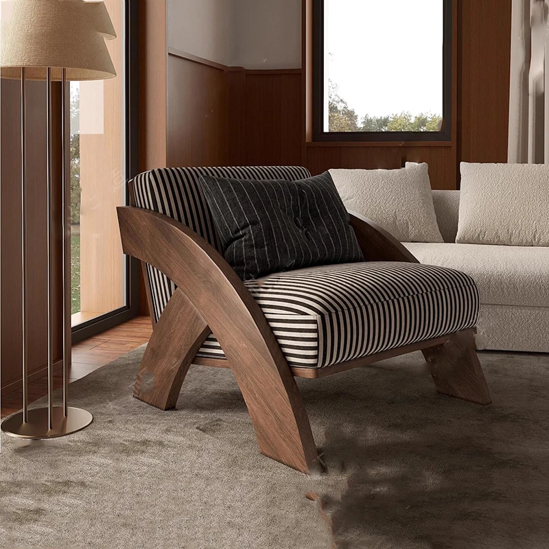 

Nordic Luxury Living Room Chairs Bedroom Designer Relax Wooden Living Room Chairs Comfortable Modern Sillon Postmodern Furniture