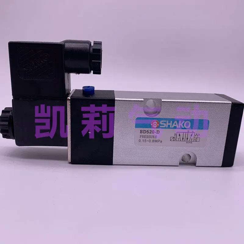 

Taiwan SHAKO plate solenoid directional valve BD530 520-D-BD-GD-S AC220V DC24V