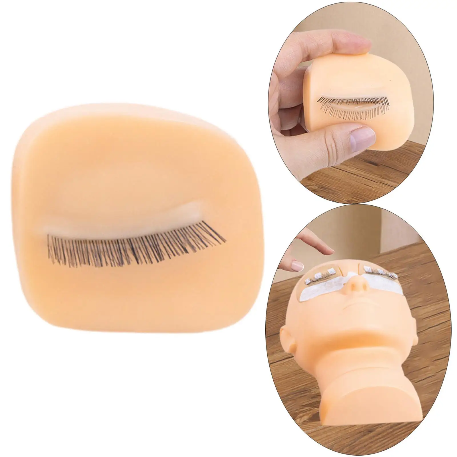 Austauschte Augenlider Übungs-Augenlider-Pad Abnehmbare Übungs-Wimpernverlängerung Ersatz-Augenlider für den Heim-Wimpern-Salon-Stylisten