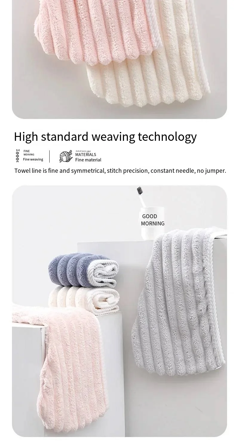 Trockenhaarkappe für Frauen, verdicktes und super saugfähiges Kopftuch zum Abwischen von Haaren, schnell trocknende Kappe, Handtuch für trockenes Haar – Detail 6