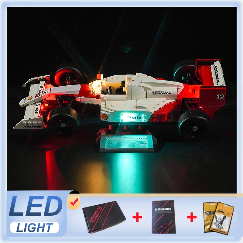 DIY LED Light Kit For LEGO 10330 MP4/4 F1 Sports Car  (Only LED Light,Without Blocks Model)