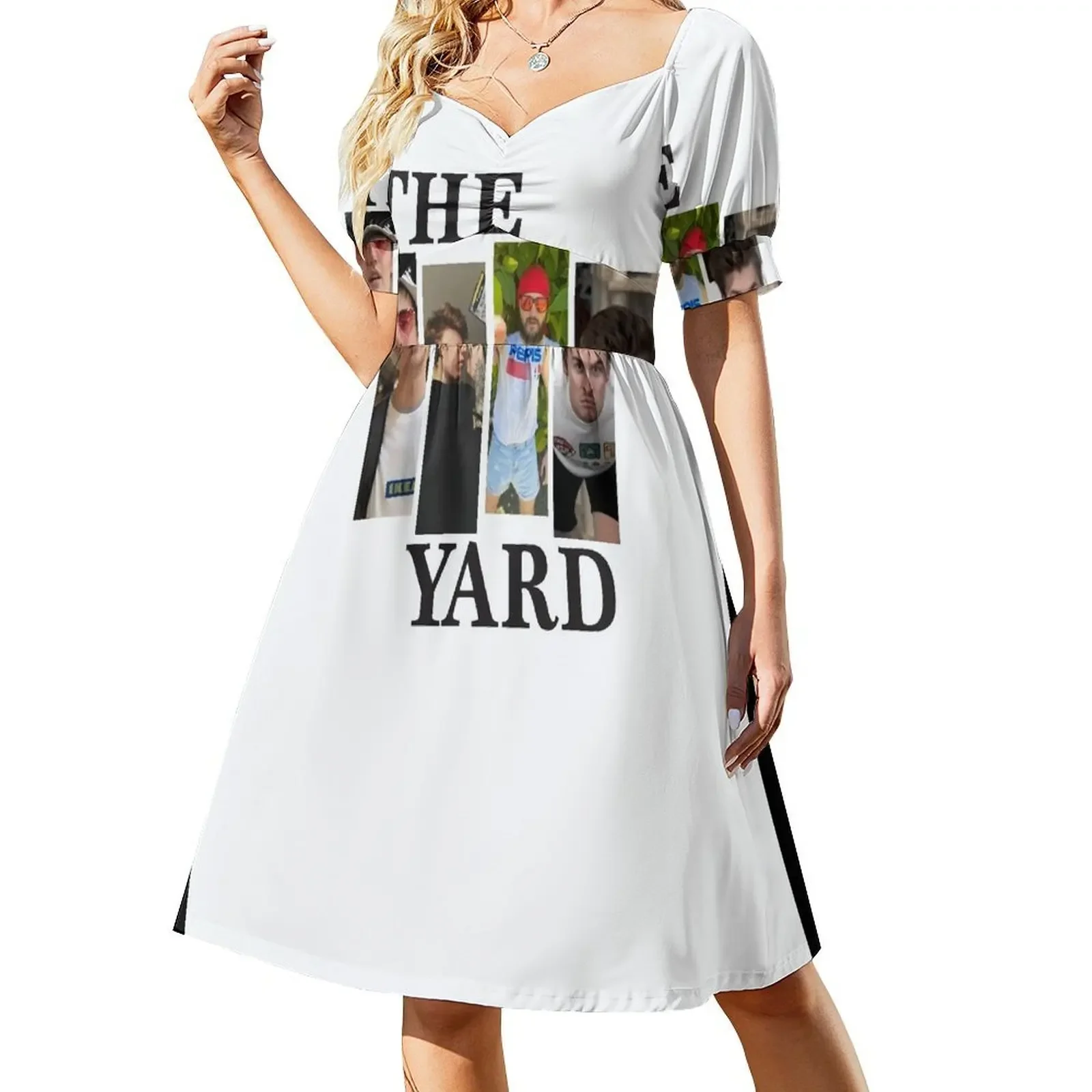 The Yard Podcast - Black Flag Logo Parody Sleeveless Dress Dresses elegant and pretty women's dresses Dress