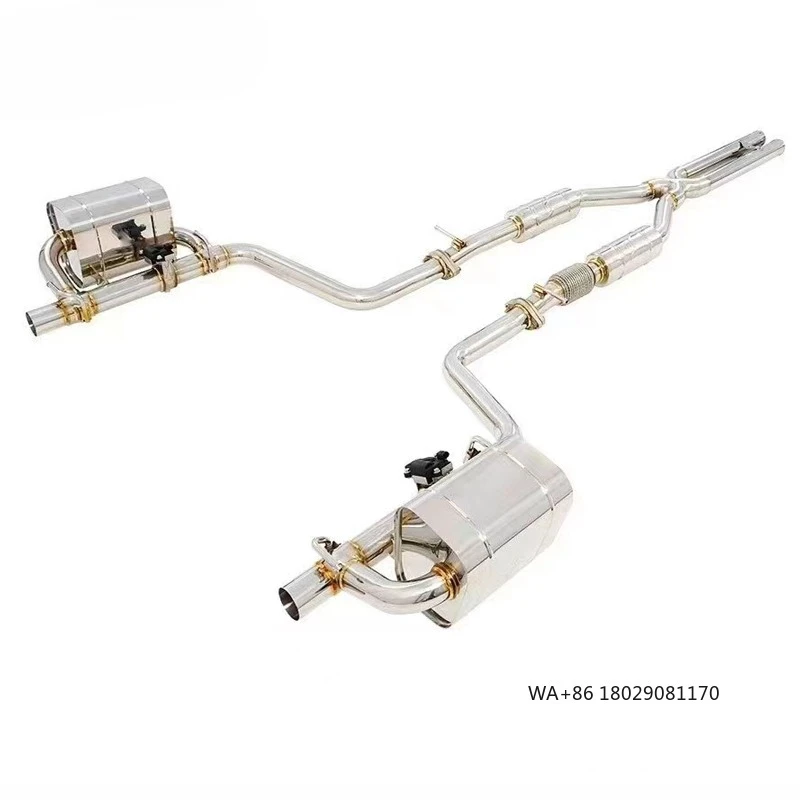 

Автомобильная выхлопная система Catback для Dodge Challenger 3.6L 2015-2023, глушитель выхлопной трубы из нержавеющей стали SUS304