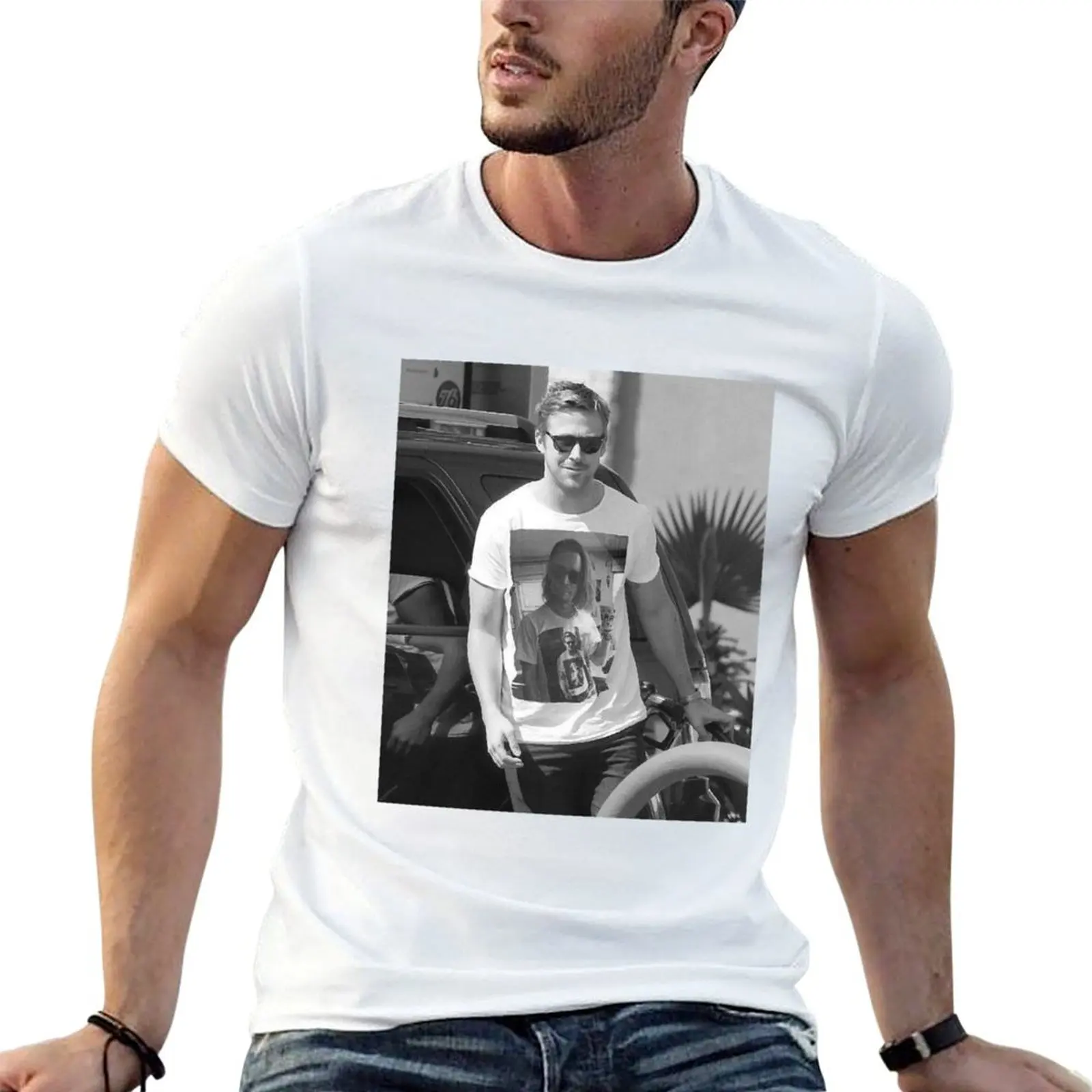

Ryan Gosling / Macaulay Culkin T-Shirt t shirt man designer anime tshirt T-Shirt