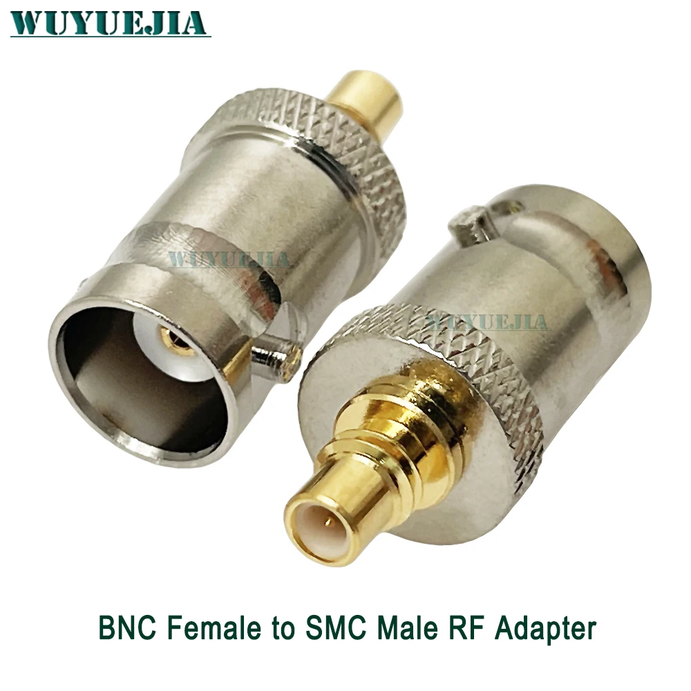 2 قطعة/الوحدة RF محول SMC ذكر التوصيل إلى Q9 BNC أنثى جاك RF موصل محوري 50ohm النحاس المستخدمة في تطبيقات RF والميكروويف