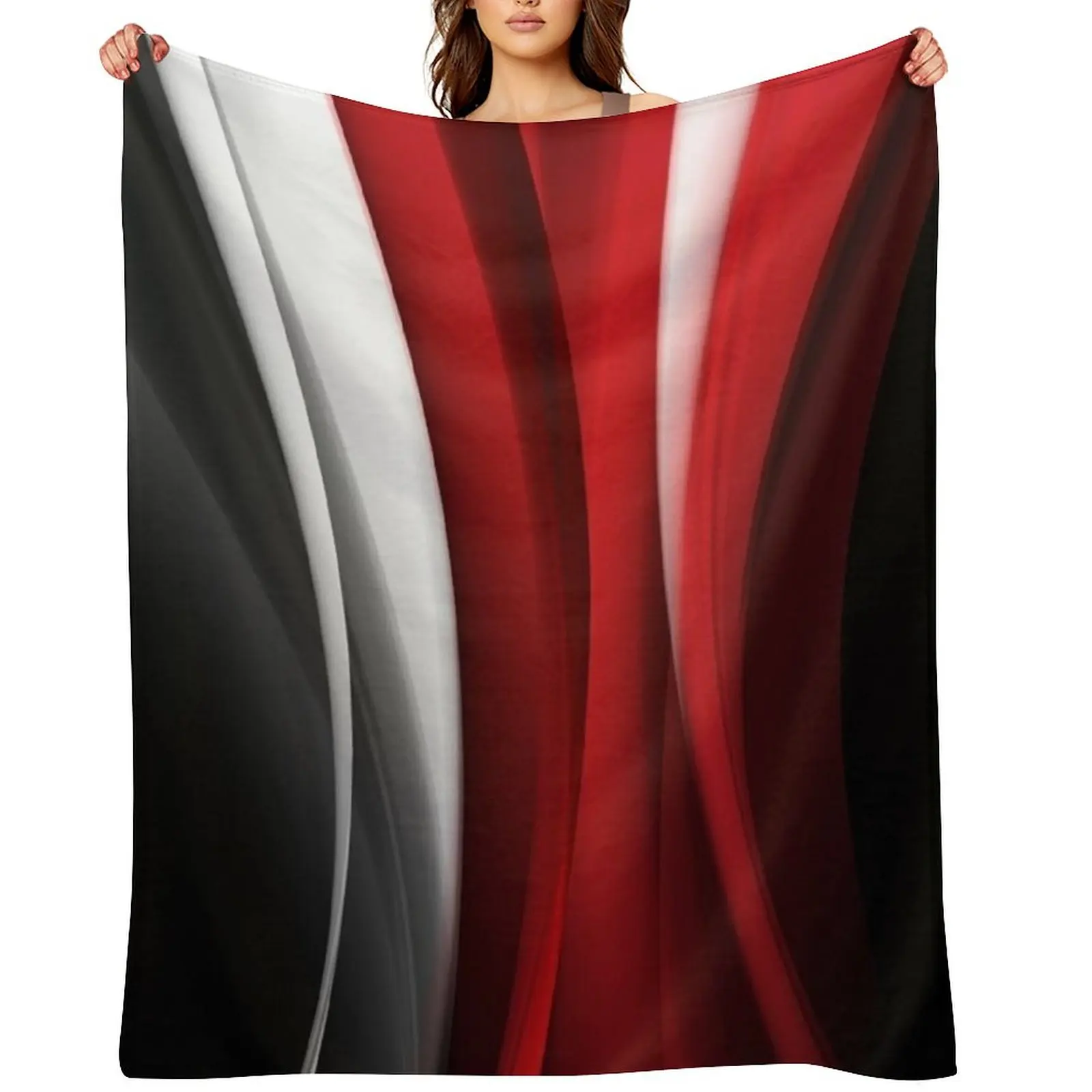 

Red And White Throw Blanket Cute Plaid sofa bed Kid'S Weighted Blankets