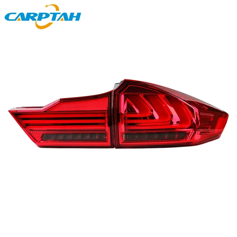 Car LED 12V Taillight For Honda City Grace 2015 2016 2017 2018 Rear Running Lamp  Brake Reverse Dynamic Turn Signal Taillamp