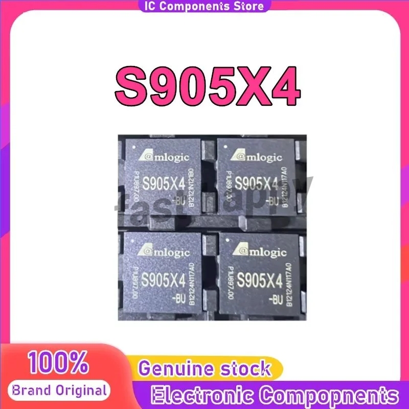 1PCS New Original IN STOCK S905X4 BGA Chips LCD tablet video decoding SOC motherboard processor chip ic