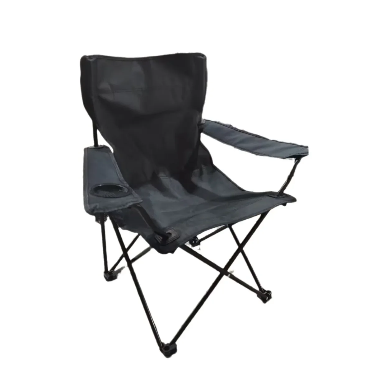 

Chair Medium Oxford Cloth Steel Pipe Folding Outdoor Leisure Single Armrest Camping Picnic Fishing Beach