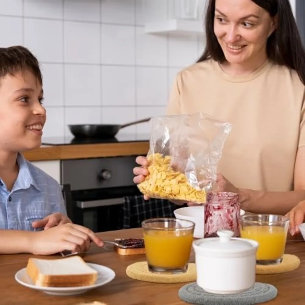 

8Pcs Boho Style Cotton Woven Coasters Set Absorbent Thickened Trivets Set Eco-Friendly Potholders Set Home Decor