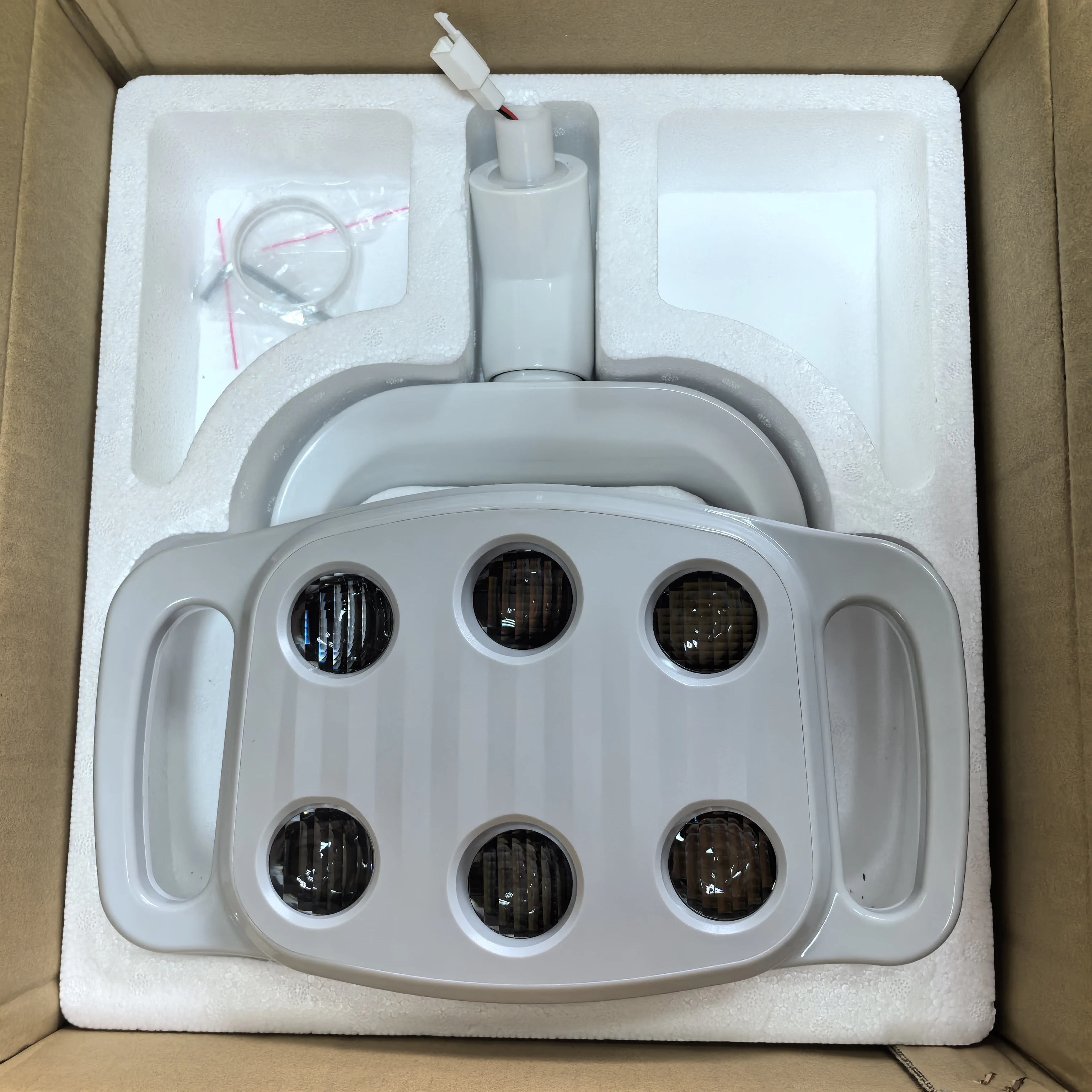 

6 Bulb Dental LED Shadowless Lamps Dual Color Dentistry Exam Lights Hospital Medical Practice Dental Office Lighting