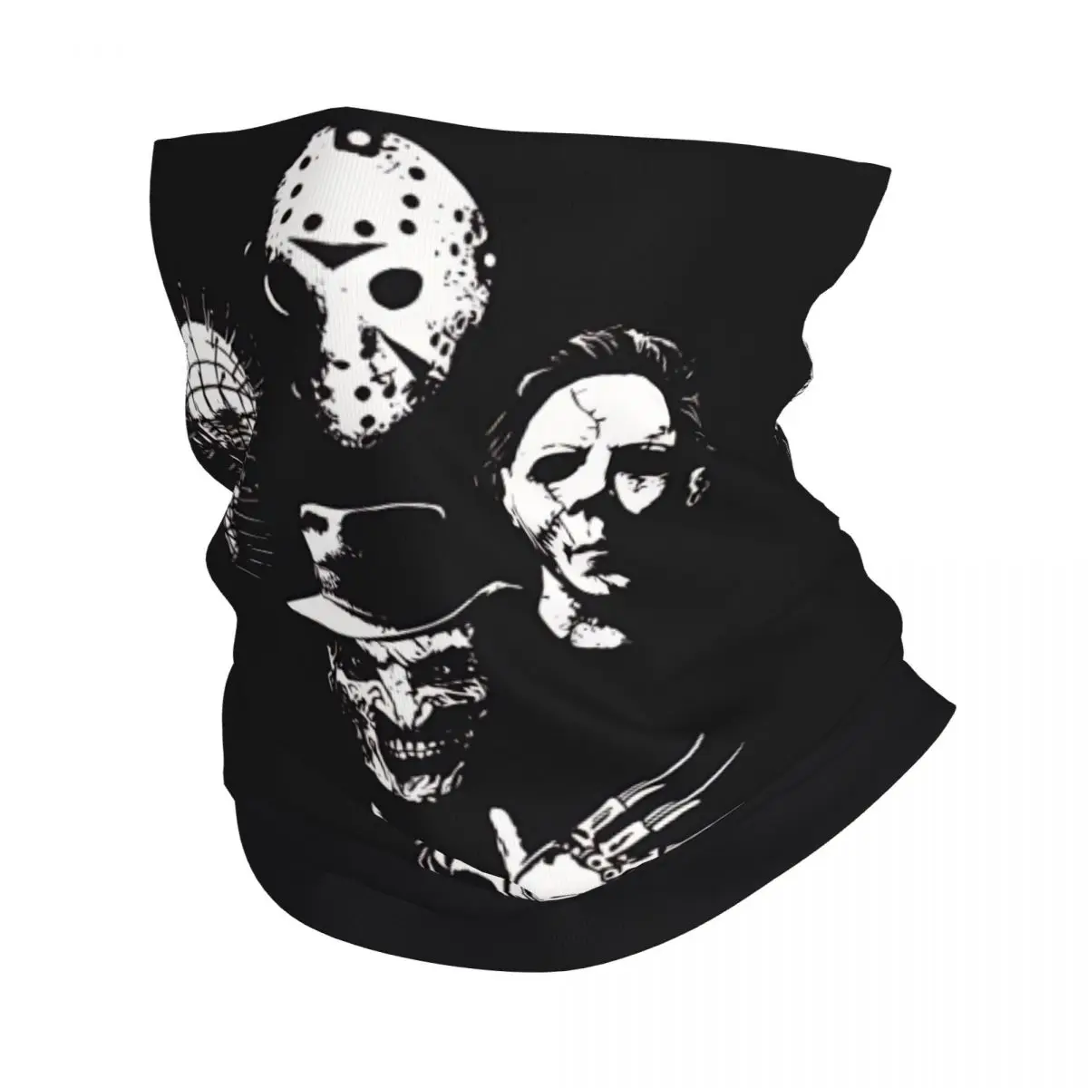 Hellraiser Retro Headband Neck Thin Men Women Hiking Tube Scarf Face