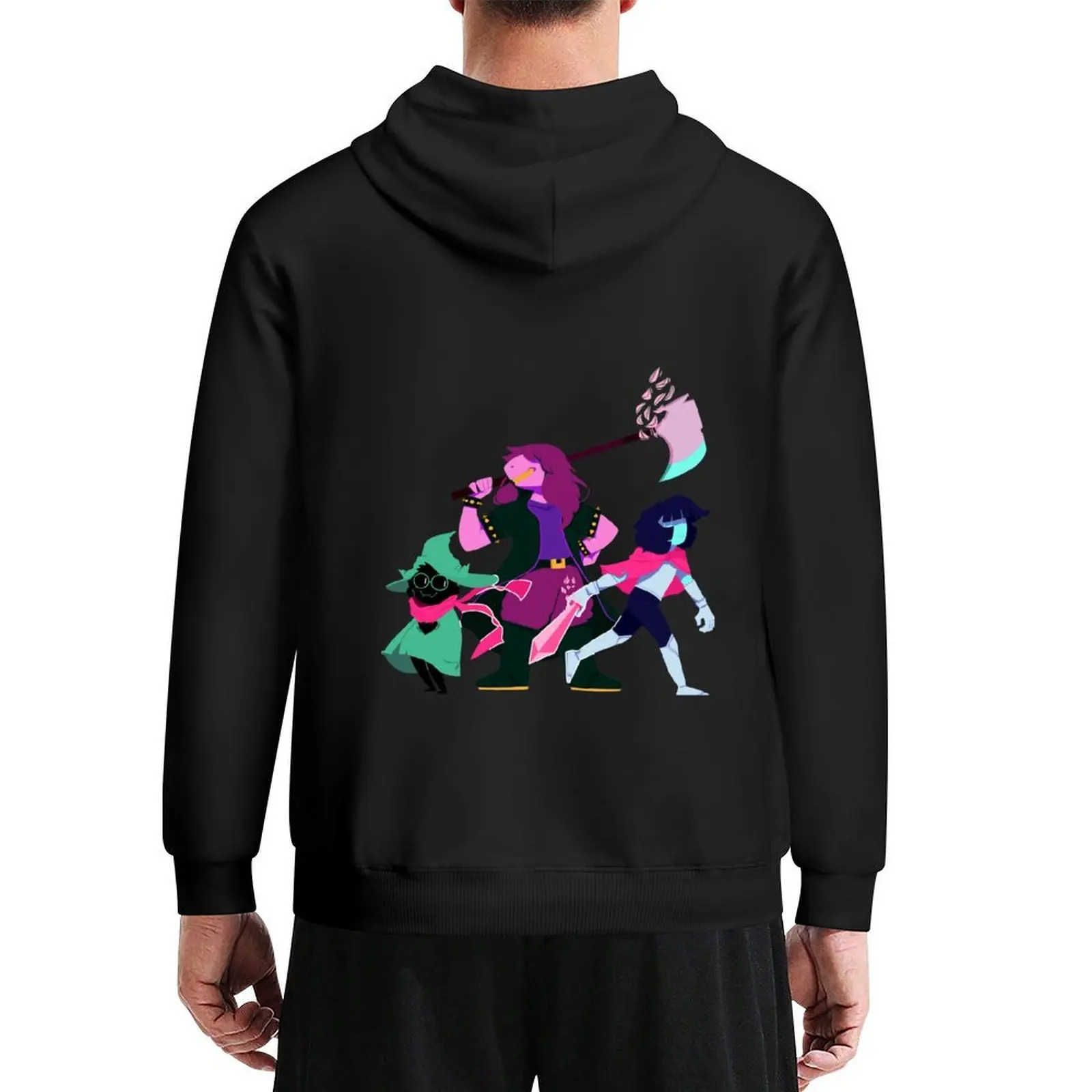 

Susie Kris and Ralsei Deltarune Hoodie mens designer clothes clothes for men korean style clothes men clothing graphic hoodie