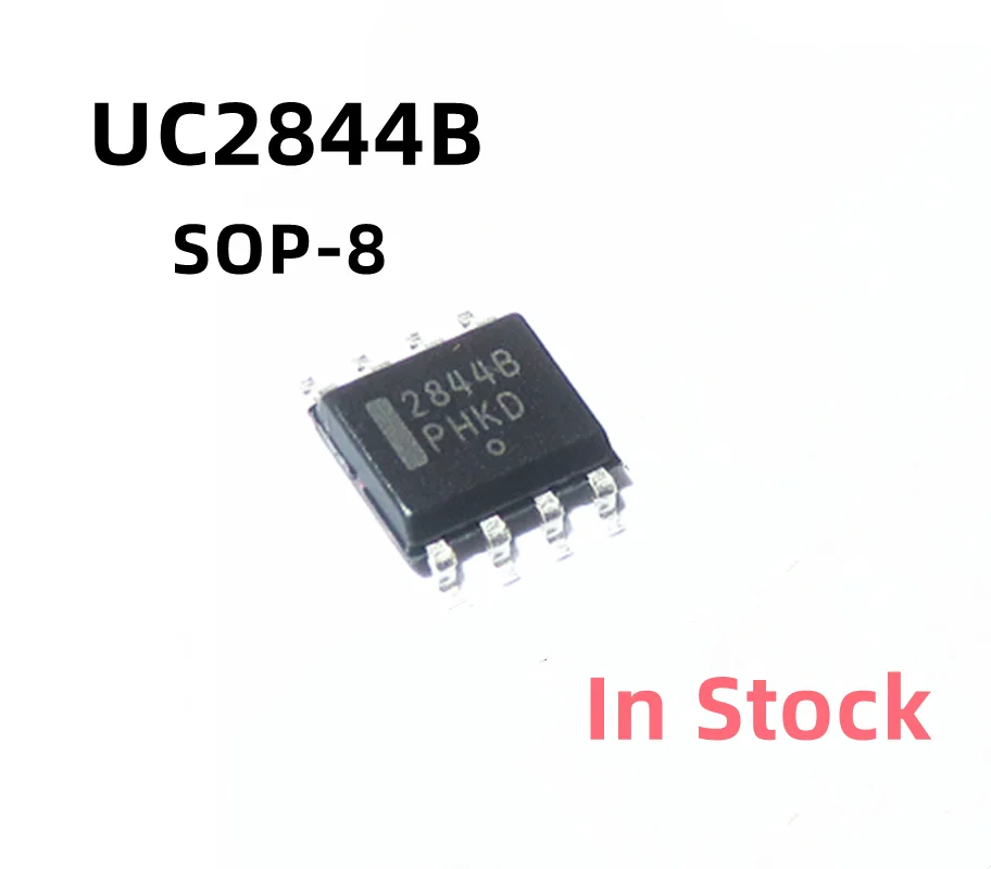 10PCS/LOT UC2844B 2844B SOP-8 Regulator switching controller In Stock