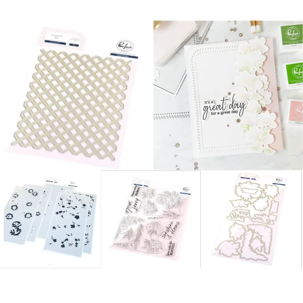 Freesia تزدهر ختم 2025 جديد قطع يموت Stencil DIY بها بنفسك سكرابوكينغ الحرف صانع ألبوم صور قالب اليدوية الديكور #1