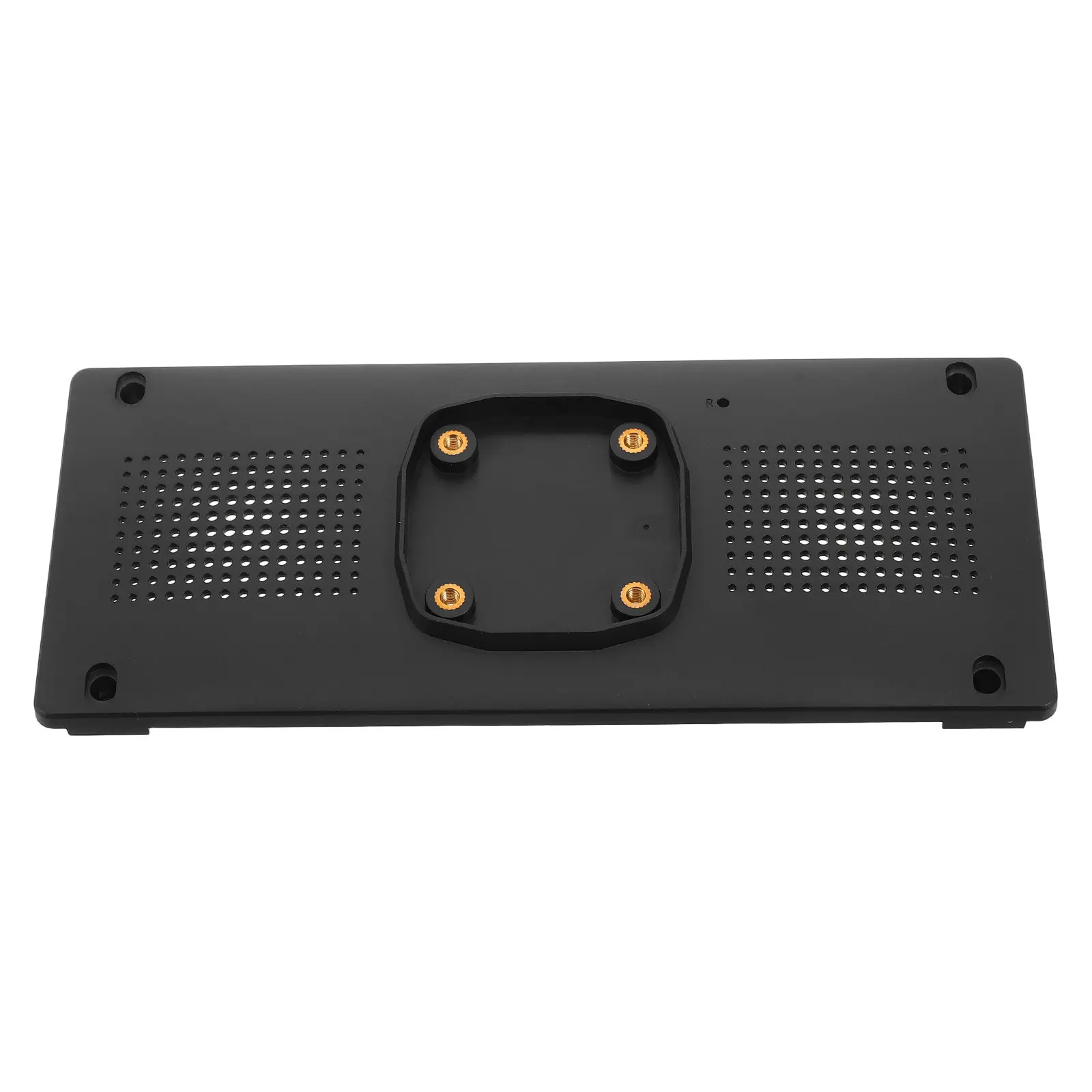 Rear View Mirror Dash Cam Mount Black Plastic Base Plate for Car Dashboard Camera Universal Fit 6.5x2.8 Inch Rearview Mirror