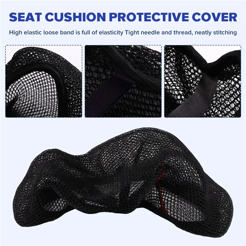 

ABXN-Motorcycle Breathable Cooling Seat Cover Mesh For Guerrilla 450 2024 2025 2026 Sun Protection Water-Resistant Cushion