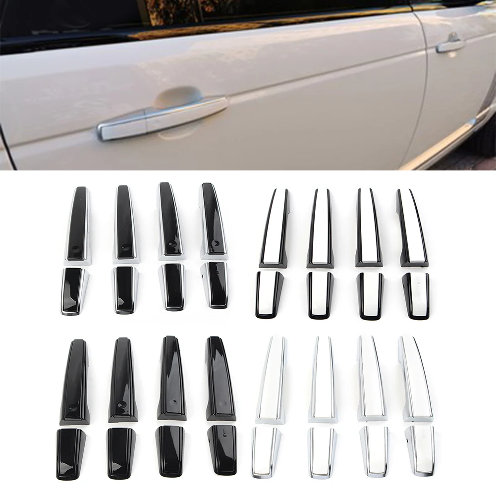 

8Pcs/Set Car Door Handle Cover Trim Replacement Parts For Land Rover Range Rover Vogue Evoque Sport Discovery 5 L405 ABS Plastic