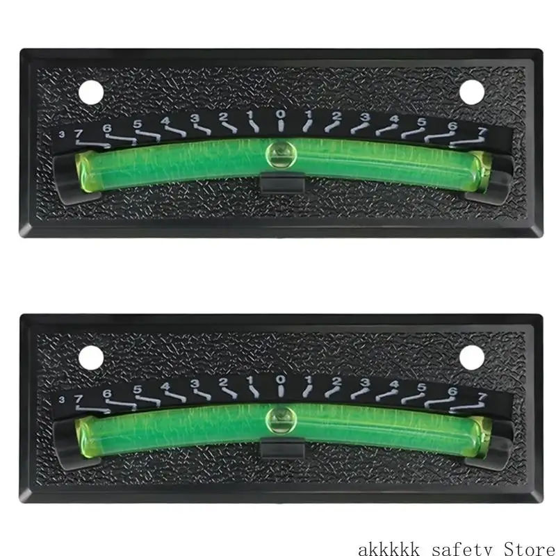 

XXFF Mororhome Bubble Level Night Use ABS Plastic Lightweight Easy Read Camping Tool