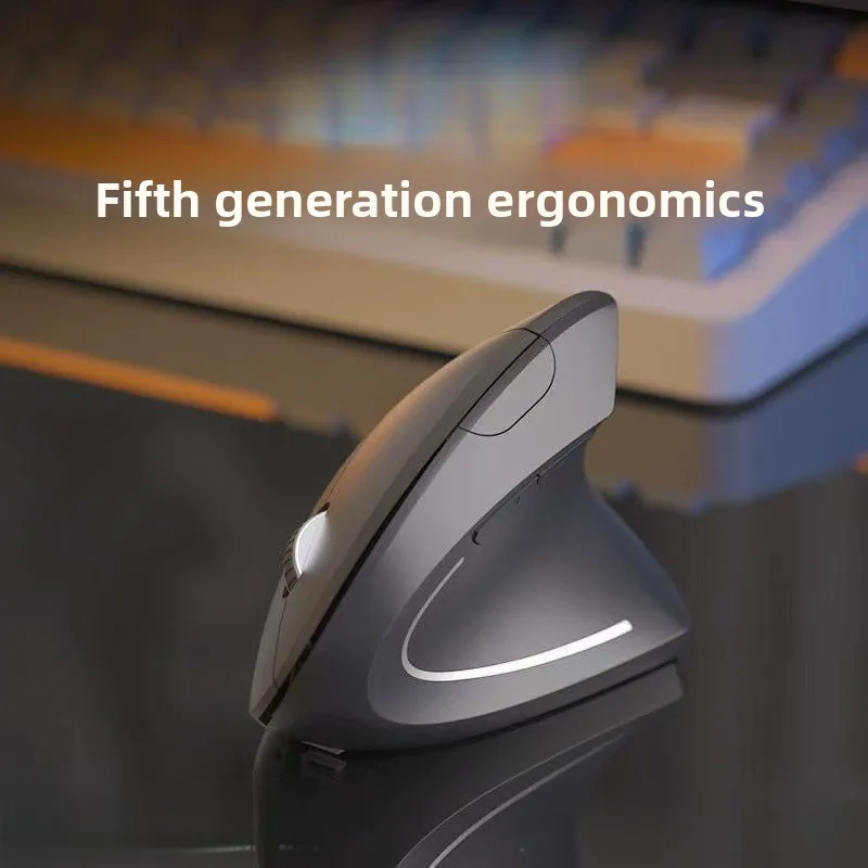 

Silent Wireless Vertical Bluetooth Mouse Dual Mode Ergonomic Business Office Wired