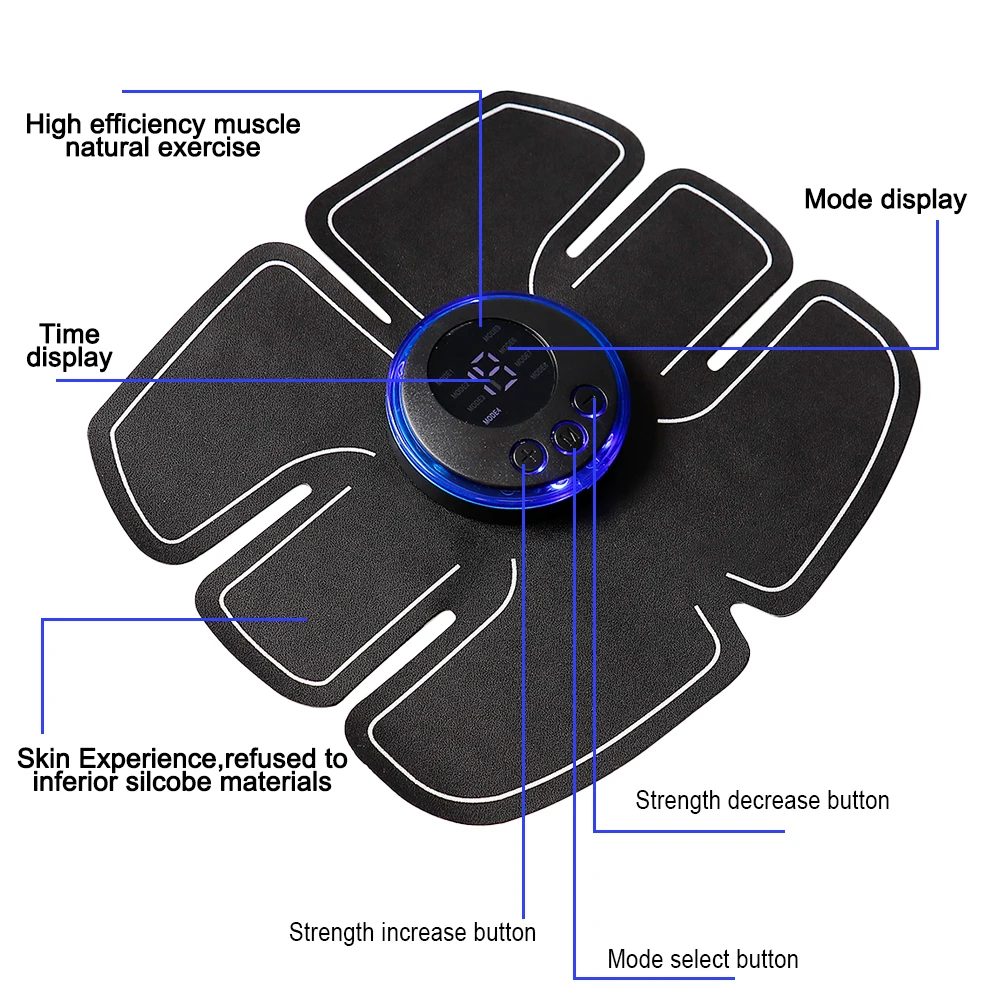 Estimulador muscular EMS inteligente, masajeador inalámbrico para glúteos, entrenador de cadera, parche moldeador, Dispositivo de masaje adelgazante corporal