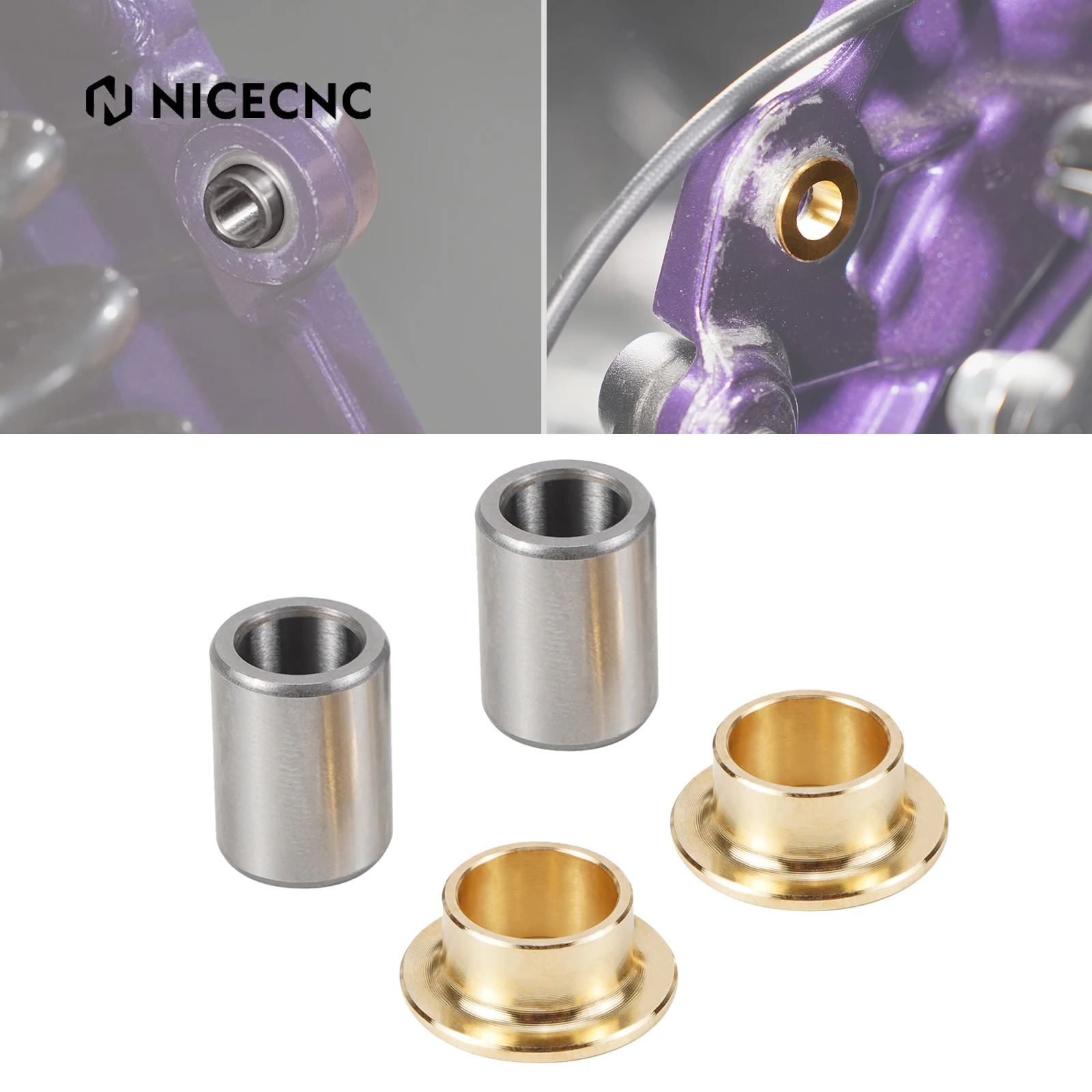 

NICECNC For Surron Light Bee X SUR-RON Light Bee S L1E Rear Swingarm Frame Hole Bushings For Segway X160 X260 Electric Dirt Bike