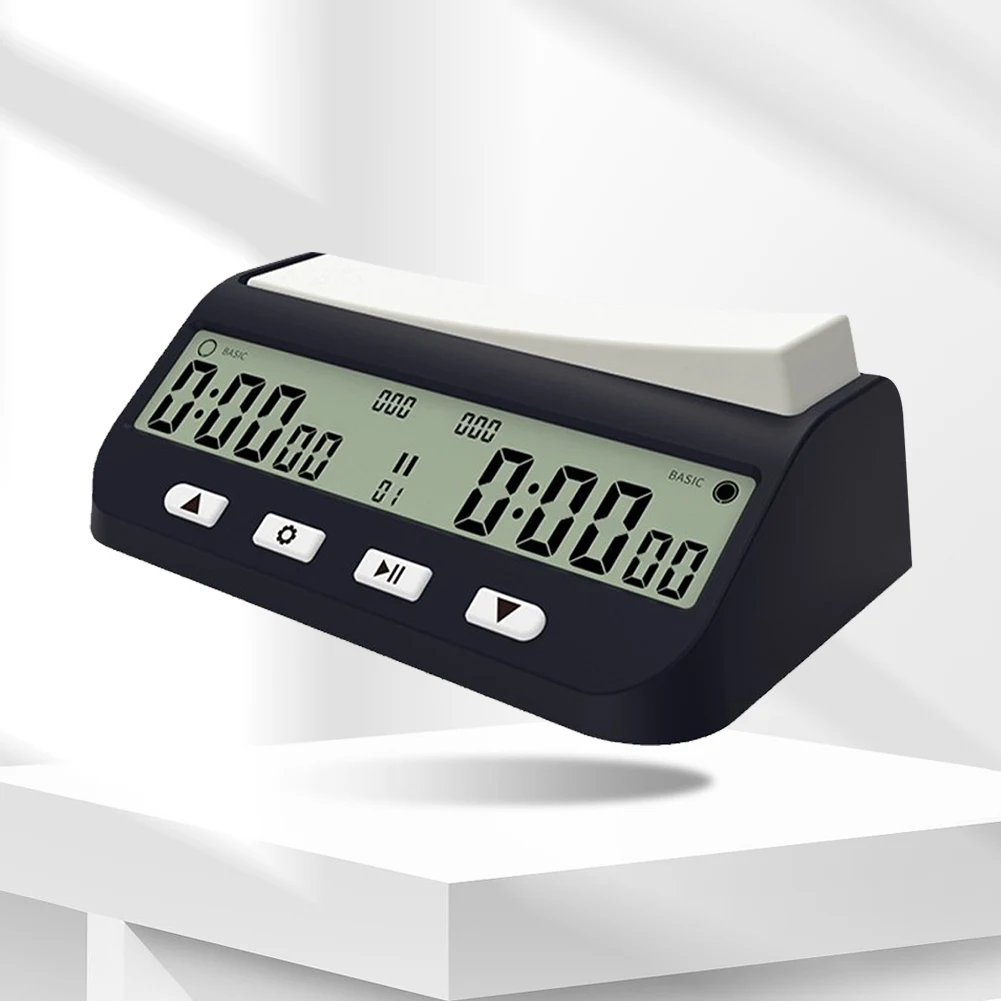 Chess Clock with Basic  Delay and Positive Time Features Game Timer Portable Digital Chess Clock for Board Games