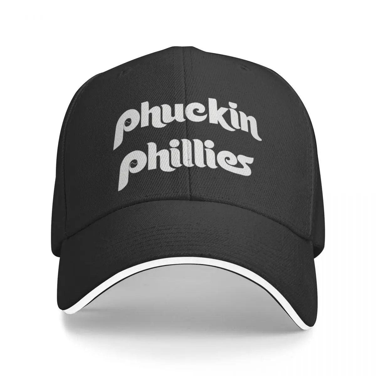 Phuckin Phillies Logo قبعة بيسبول كبيرة الحجم قبعة رجل للشمس قبعة مضحكة الرجال العلامة التجارية الفاخرة المرأة