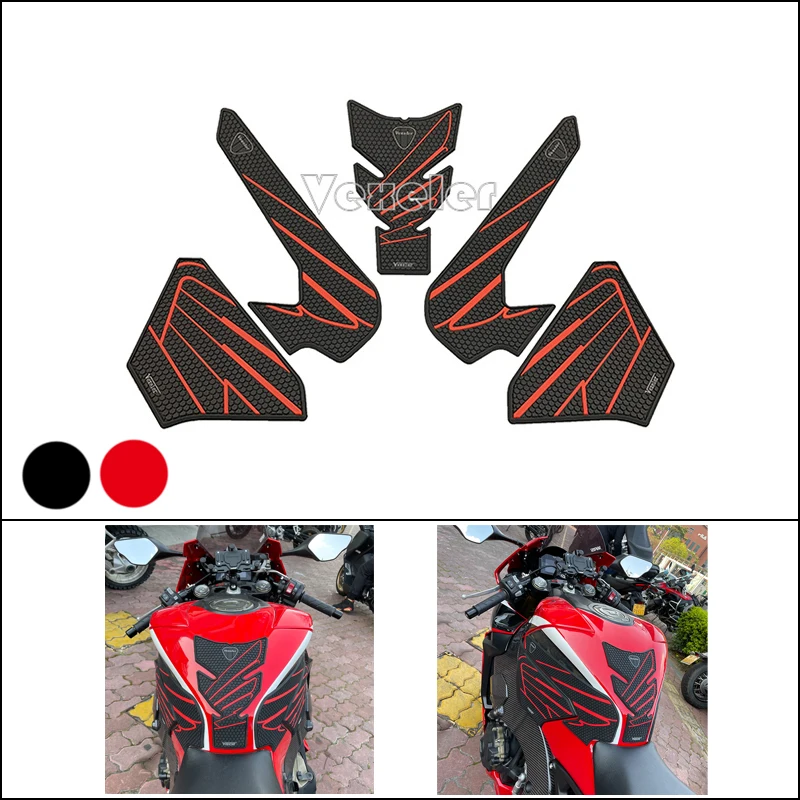 

For Honda CBR1000RR Motorcycle Tank Pad Protector Sticker Decal Gas Knee Grip Tank Traction Pad Side 17-20 new model