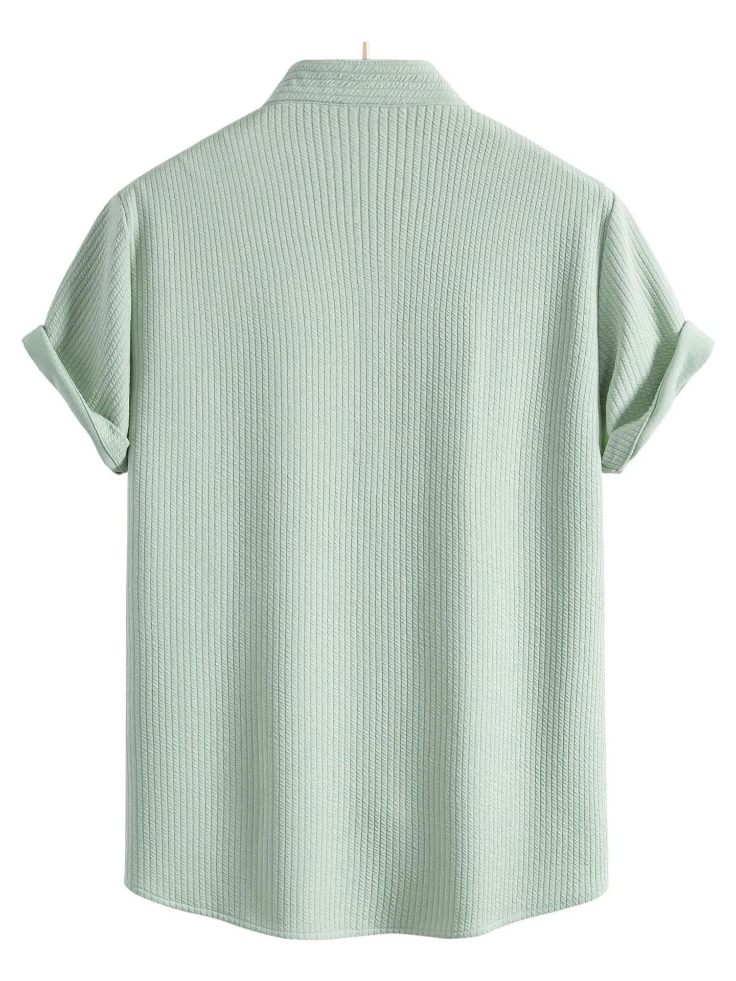 

Men's Pure Color ort Sve irt Set Summer Casual Sle Loose Fit Breathable Polyester Fabric ort Pants Two-Piece Suit