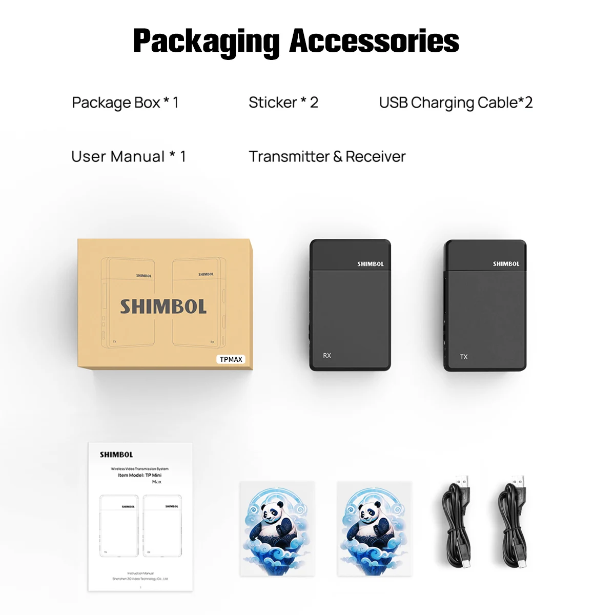 SHIMBOL TP MAX نظام نقل الفيديو اللاسلكي 1080P HDMI متوافق مع جهاز ريسيفر استقبال وإرسال الصور لصانع الأفلام فيديو