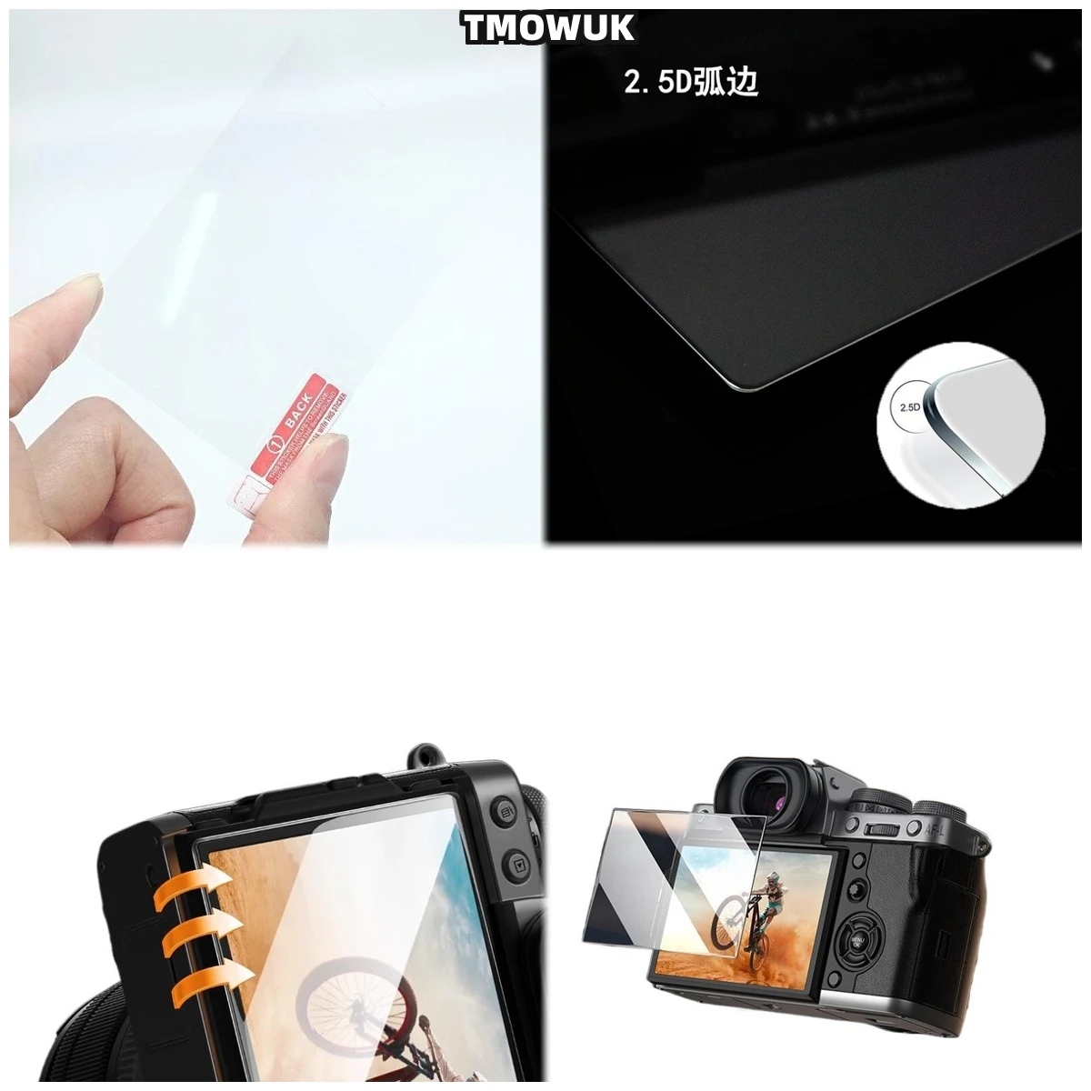 

For Fujifilm X-T10 T20 T30 M1 A1 A2 E2 E3 X30 XF10 XS10 XS20 Tempered Glass Screen Protector Film Guard