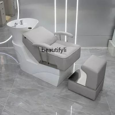 Hair Shop Head Treatment Shampoo Chair Water Heater Integrated Hair Saloon Dedicated Flushing Bed Lying Half