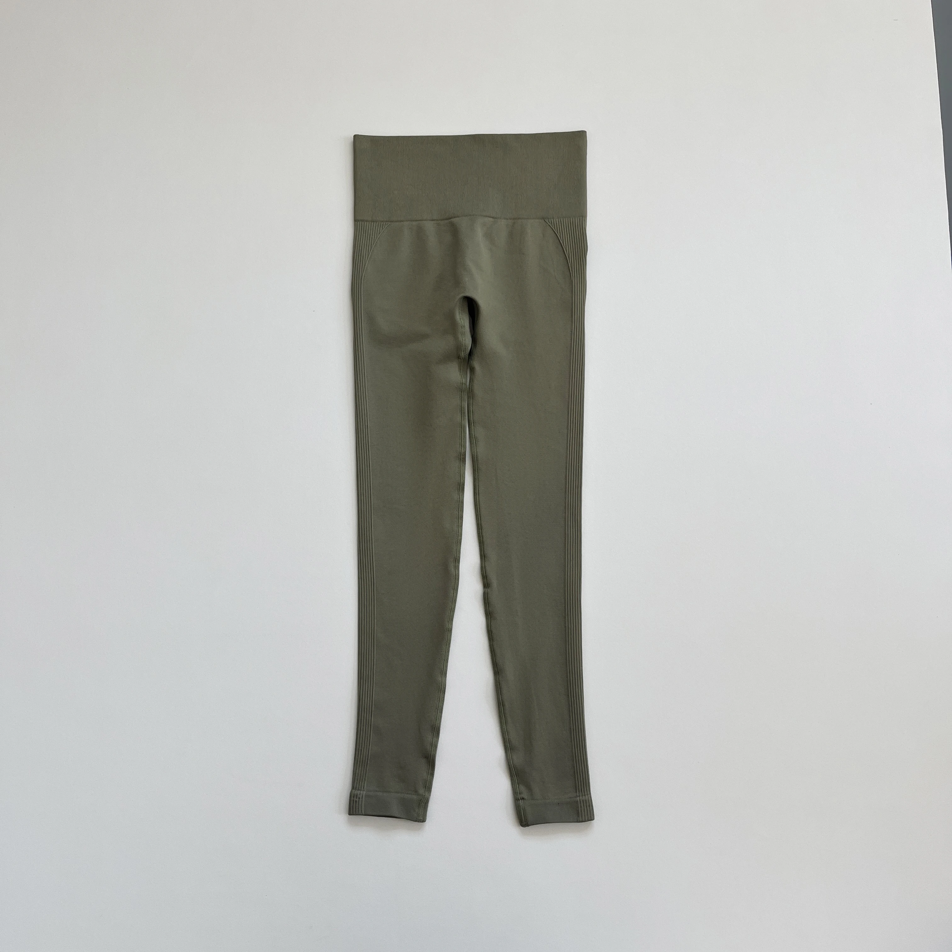 سراويل ضيقة نسائية بألوان متعددة، طراز أساسي عالي المرونة وقصة ضيقة، سراويل كاجوال لجميع المواسم