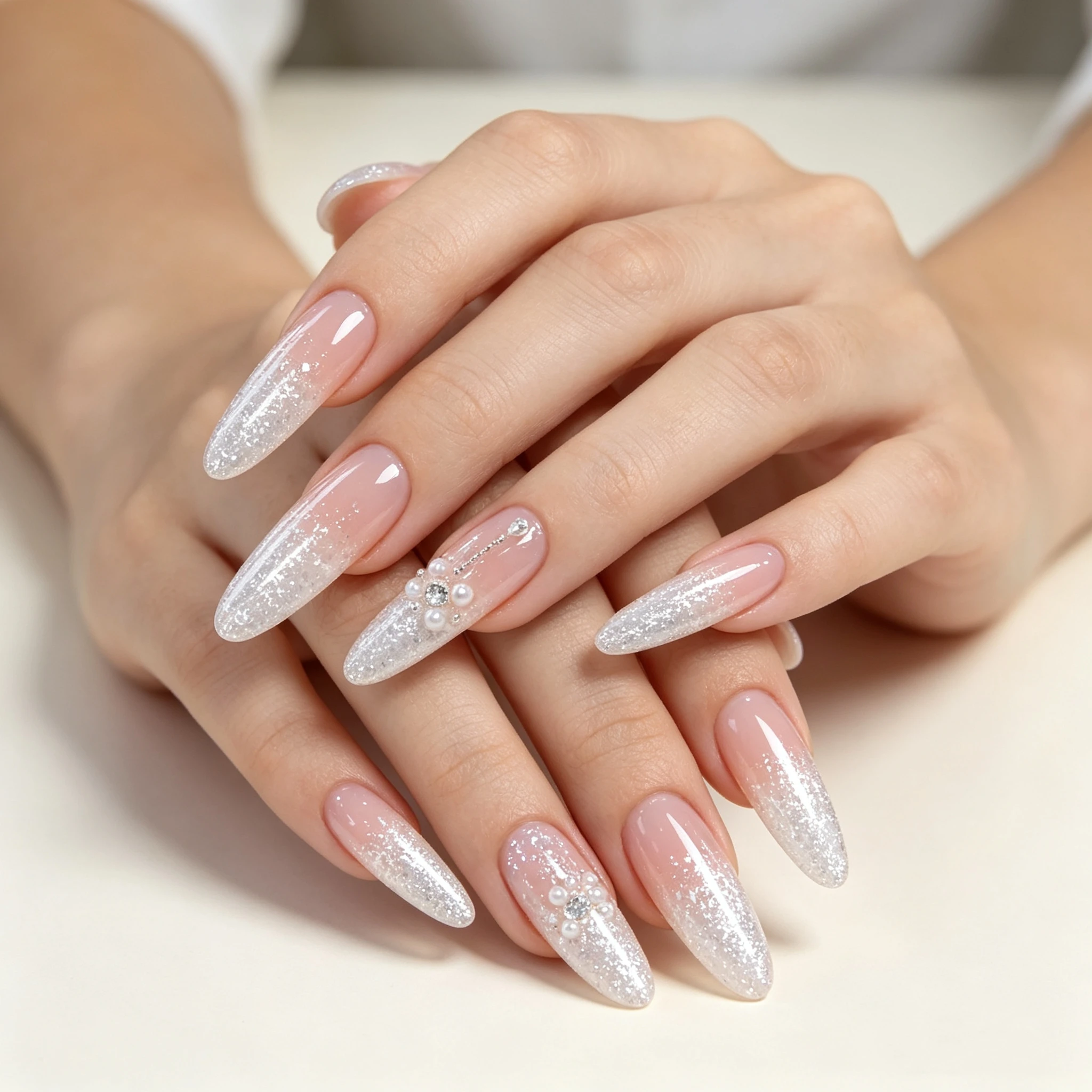 15ML Milchig-Weißer Gel-Nagellack, Reiner Transparenter Glitzer-Gel-Lack in Gleicher Farbe und Flasche, Nagelkunst für Salon und DIY zu Hause für Frauen – Detail 10