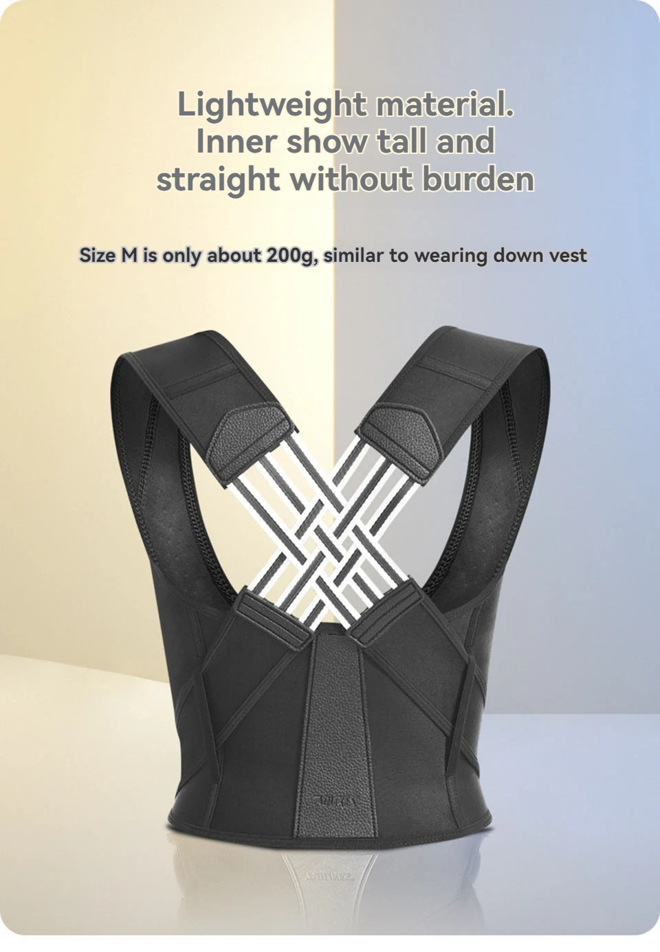 AOLIKES New Back Posture Corrector Brace for Women Men Breathable Back Posture Correction Back Support Belt Adjustable Shoulder