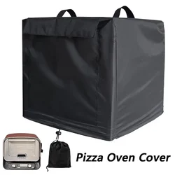 Outdoor Pizza Oven Cover 420D Oxford Cloth Portable Square Pizza Oven Waterproof Dustproof Protective Cover Barbecue Accessories