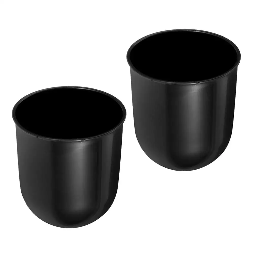 2Pcs Wc Pinsel Halter Schwarz Kunststoff Tasse Container Lagerung Rack Wäscher Haushalt Bad Zubehör