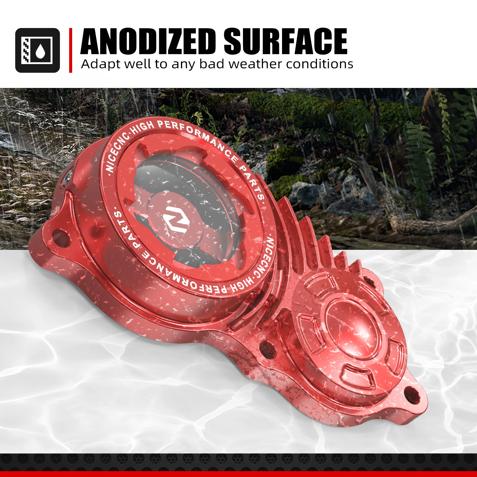 NICECNC لهوندا XR650R 2000-2007 دراجة نارية زيت المحرك غطاء مرشح الحرس حامي الألومنيوم XR 650R XR 650 R 2006 2005 2004 #5