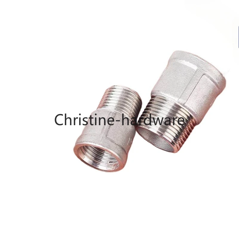 304 stainless steel equal diameter inner and outer wires directly extend the outer thread to lengthen the water pipe plumbing