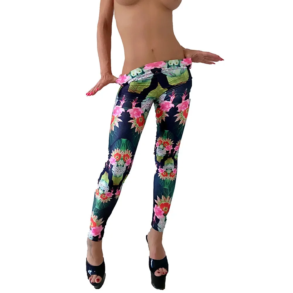 

Print Women Fitness Pants High Quaility High Waist Plus Size Comfortable Elastic Leggings